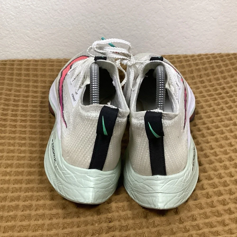 Nike Air Zoom Alphafly Next% Mens 8.5 Watermelon White Jade Running CI9925-100